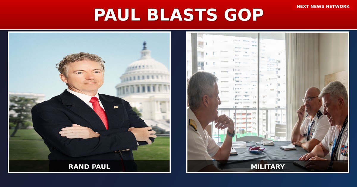 BREAKING: Rand Paul BLASTS GOP Colleagues Over Venezuela Boat Strikes - 'Don't Give a S**t About These People'