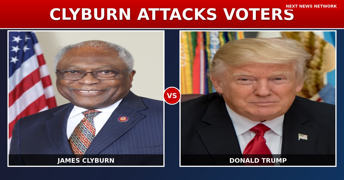 RACIST DEMOCRAT: Clyburn Says Black Voters Are 'Brainwashed' for Supporting Trump