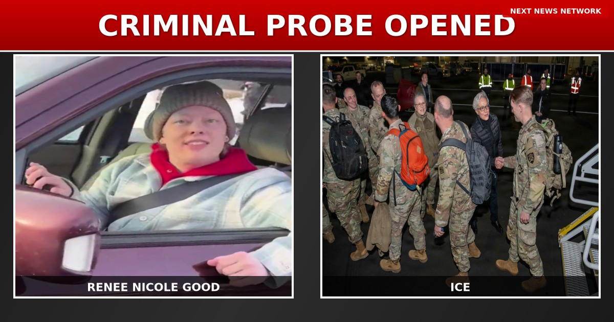 BREAKING: DOJ Opens CRIMINAL Investigation Into Partner of Woman Shot by ICE Agent