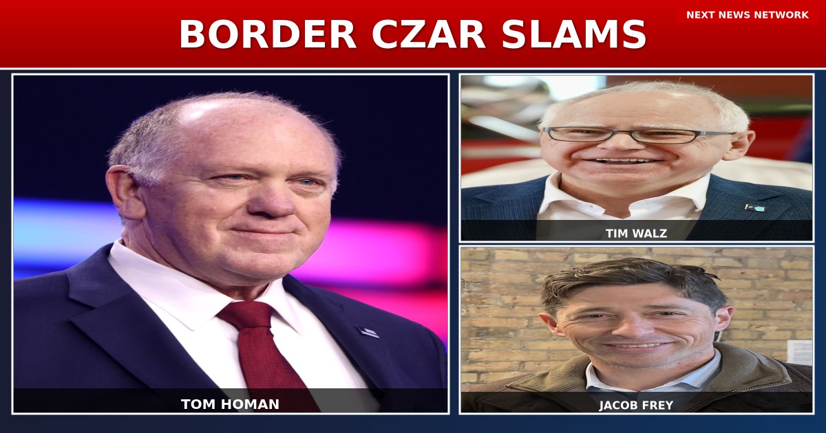 BREAKING: Trump's Border Czar SLAMS Minnesota - 'Stop Being a Sanctuary State, Let Us Into the Jails!'