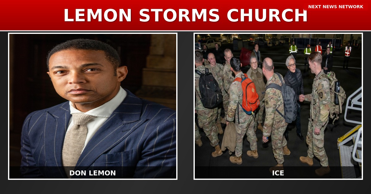 BREAKING: Don Lemon STORMS Church With Anti-ICE Mob as DOJ Launches Investigation