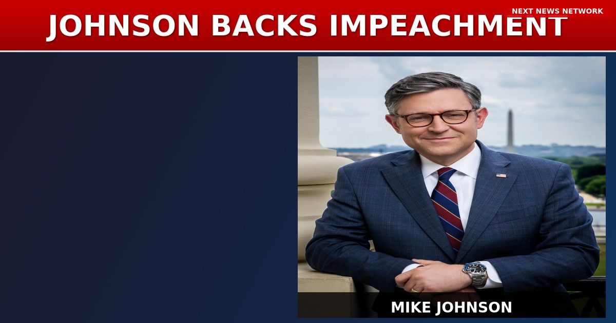 BREAKING: Speaker Johnson BACKS Impeachment of Rogue Judges Blocking Trump's America First Agenda