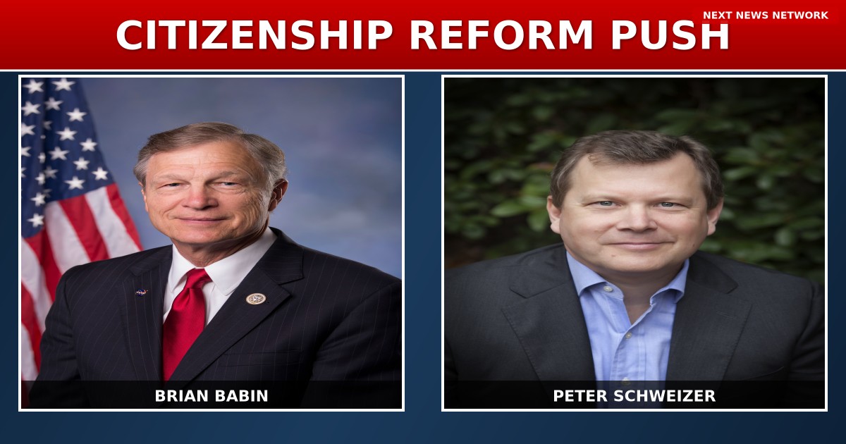 BREAKING: Texas Rep Uses Schweizer's BOMBSHELL Book to Push Birthright Citizenship Reform