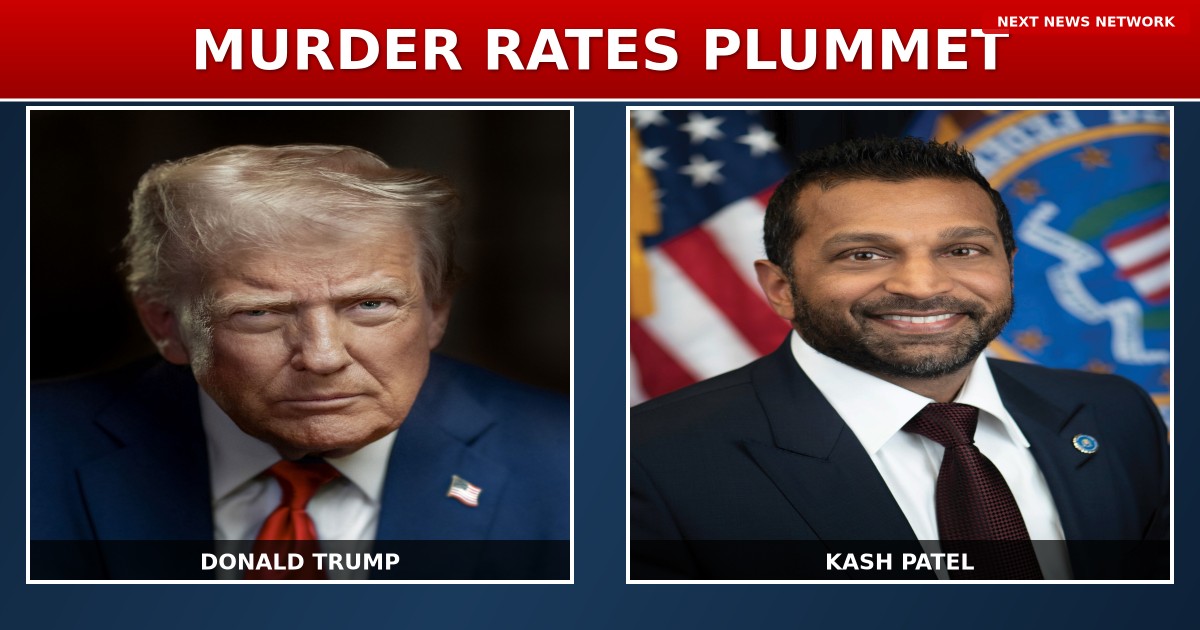 VINDICATED: Trump's Law-and-Order Policies Deliver LARGEST Murder Rate Drop in U.S. History