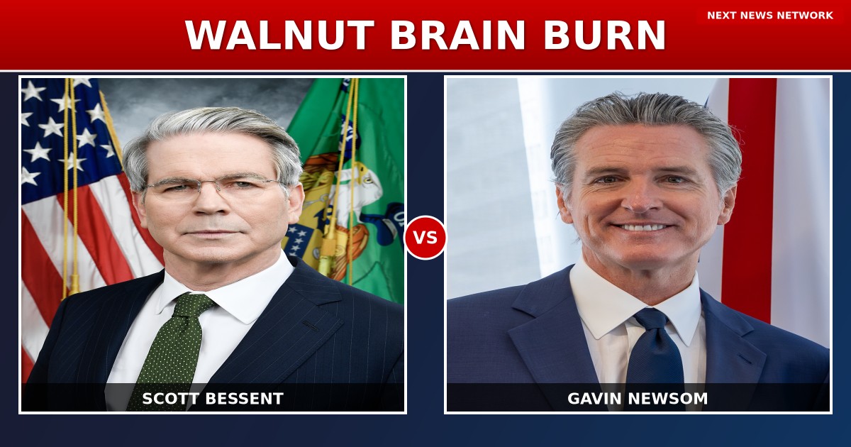 SAVAGE: Treasury Chief DESTROYS Gavin Newsom's Davos Stunt, Mocks Governor's 'Brain the Size of a Walnut'