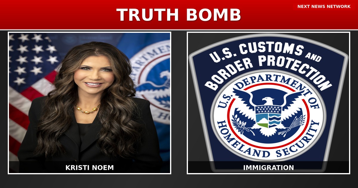 TRUTH BOMB: DHS Secretary Noem Says Two Young Americans 'Would Still Be Alive' Without Illegal Immigration