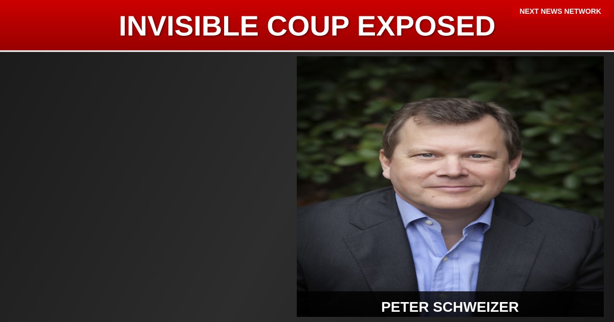 EXPOSED: Peter Schweizer Reveals 'Invisible Coup' Against America in EXPLOSIVE New Blockbuster