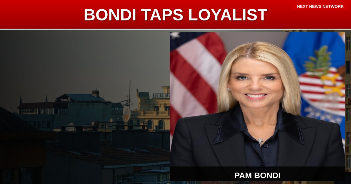 QUIETLY INSTALLING: Bondi Taps Trump White House Veteran Stuart McCommas as DOJ Chief of Staff