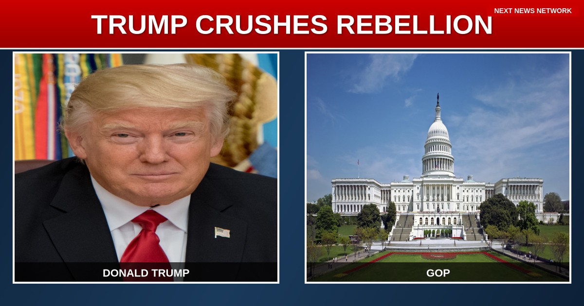 TRUMP LEADERSHIP: President Crushes GOP Rebellion, Clears Path to End Government Shutdown
