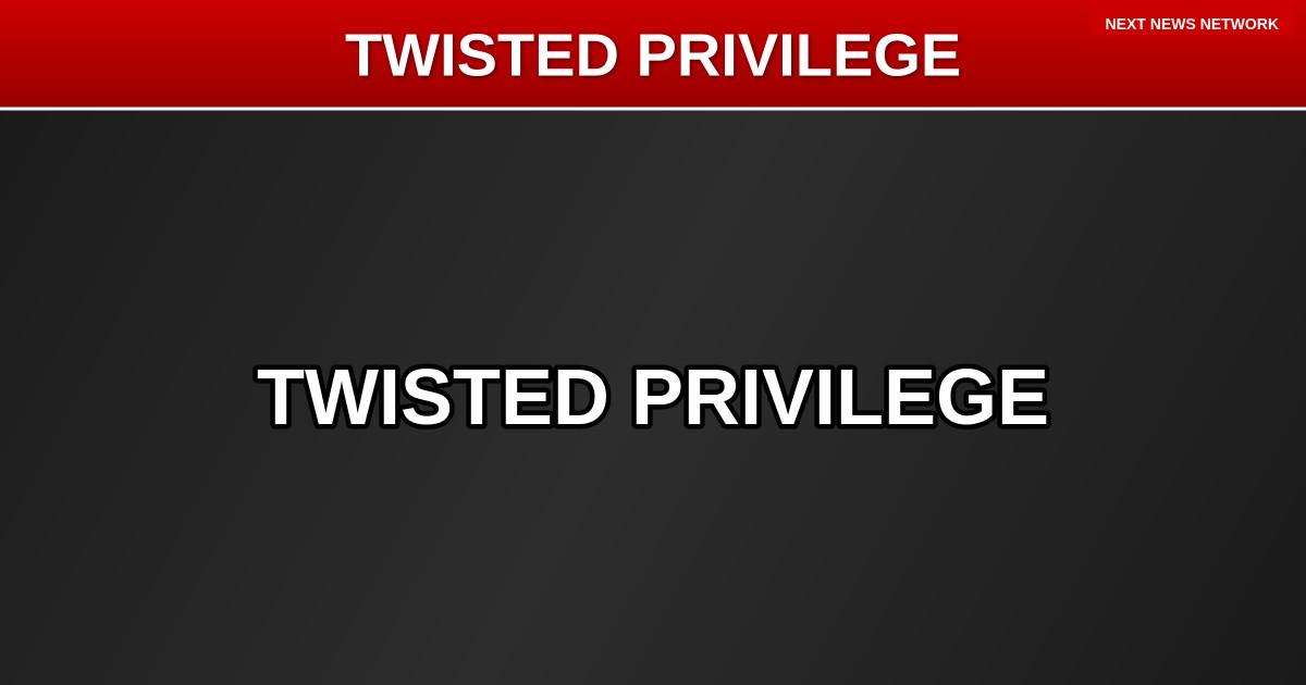 EXPOSED: The Left's TWISTED New Definition of 'Privilege' - And It's Coming for YOUR Kids