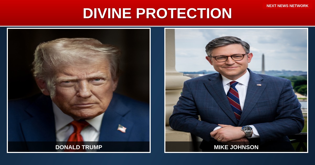 BLESSED: Trump Jokes He 'Hangs Around' Speaker Johnson for DIVINE PROTECTION at Prayer Breakfast