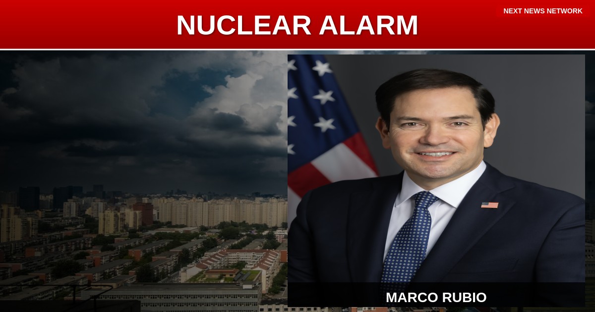BREAKING: Rubio Sounds ALARM on China's Nuclear Arsenal - 'America Is LESS SAFE'