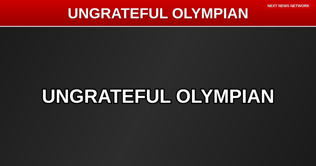 UNGRATEFUL: Olympic Skier Hunter Hess SLAMS America While Wearing Our Flag