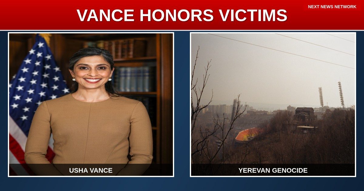 POWERFUL: Vice President Vance Honors Armenian Genocide Victims in Historic Memorial Visit