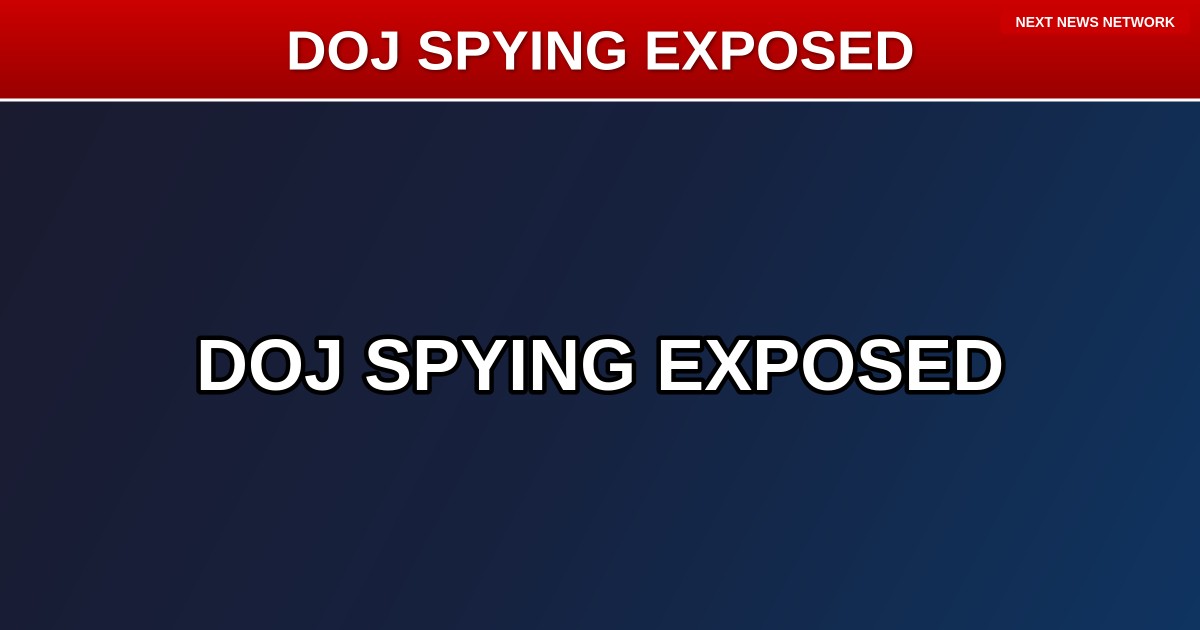 EXPOSED: Biden DOJ Secretly SPIED on Congress Members in J6 Witch Hunt