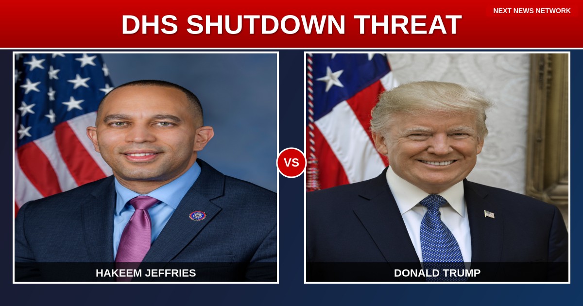 OUTRAGEOUS: Dem Leader Jeffries THREATENS DHS Shutdown Unless Trump 'REINS IN' Border Enforcement