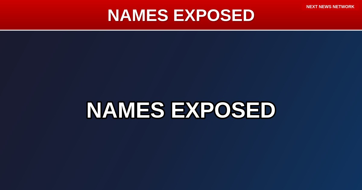 EXPOSED: Dem Rep. READS NAMES of Six 'Wealthy, Powerful' Men DOJ Buried in Epstein Files