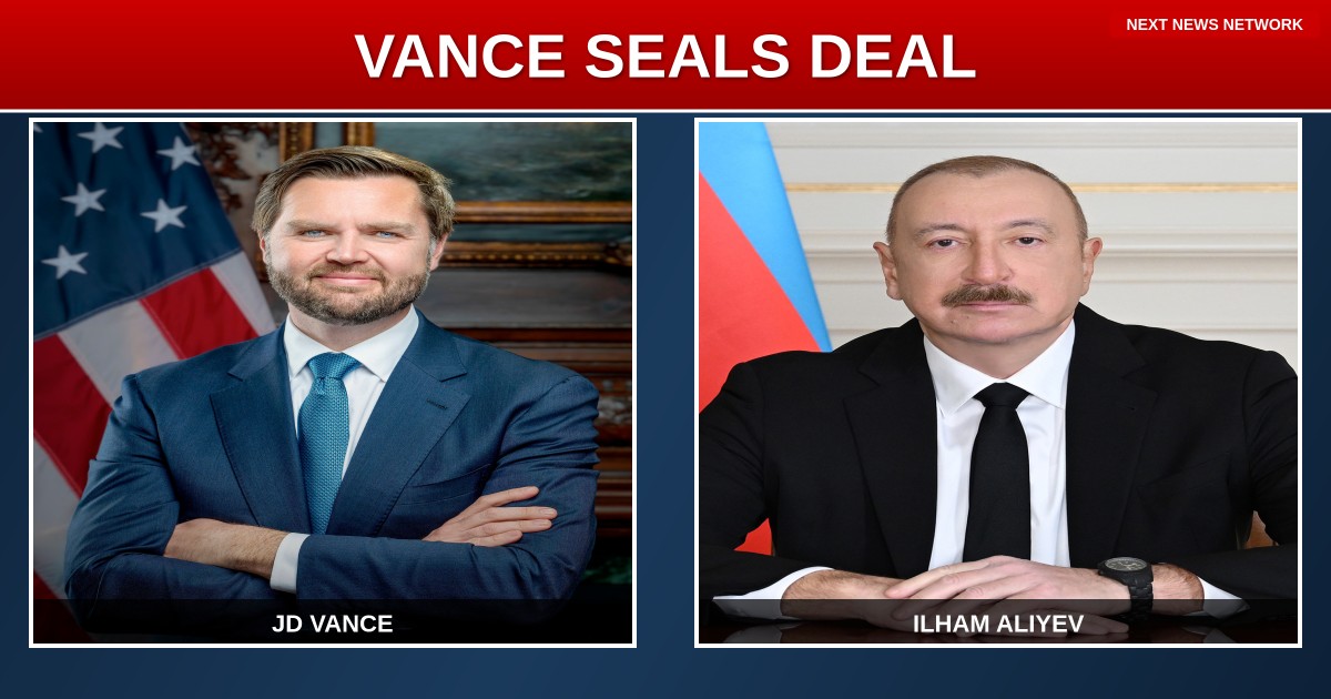 TRUMP'S PEACE AGENDA Advances: VP Vance Secures Historic Strategic Partnership with Azerbaijan