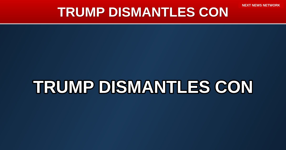 EXPOSED: The Great American CON That Trump is Finally DISMANTLING