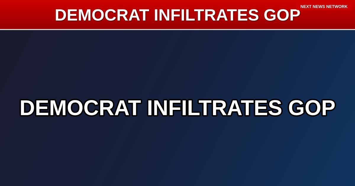 INFILTRATION ALERT: Democrat Activist Masquerades as Republican in NC Primary to 'Kick Out' GOP Rep