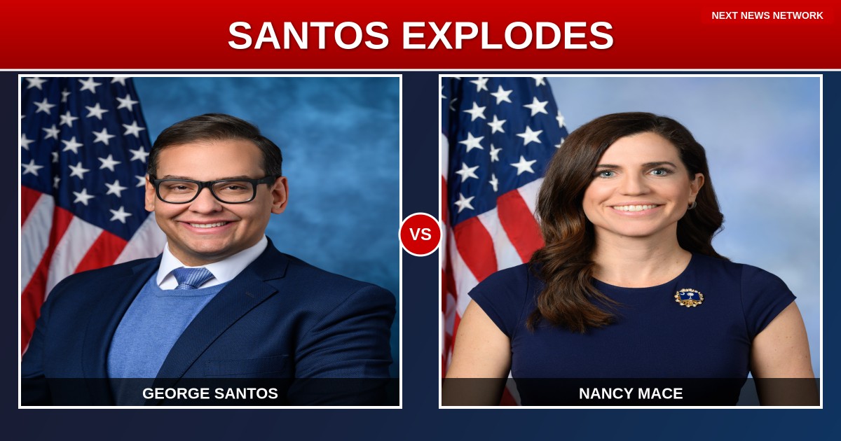 EXPOSED: George Santos DEMANDS Nancy Mace Name Names in Epstein Case After Calling Her 'Self-Aggrandizing Whore'