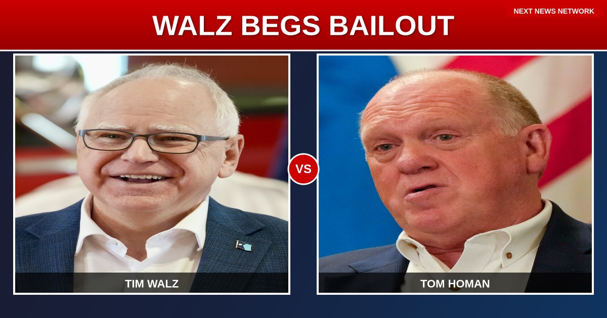 DESPERATE Tim Walz DEMANDS Federal Bailout After Border Czar Homan Pulls ICE From Minnesota
