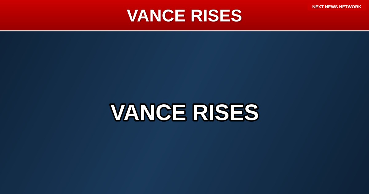 VP Vance PRIMED to Build Political Machine as 2026 Midterms Approach