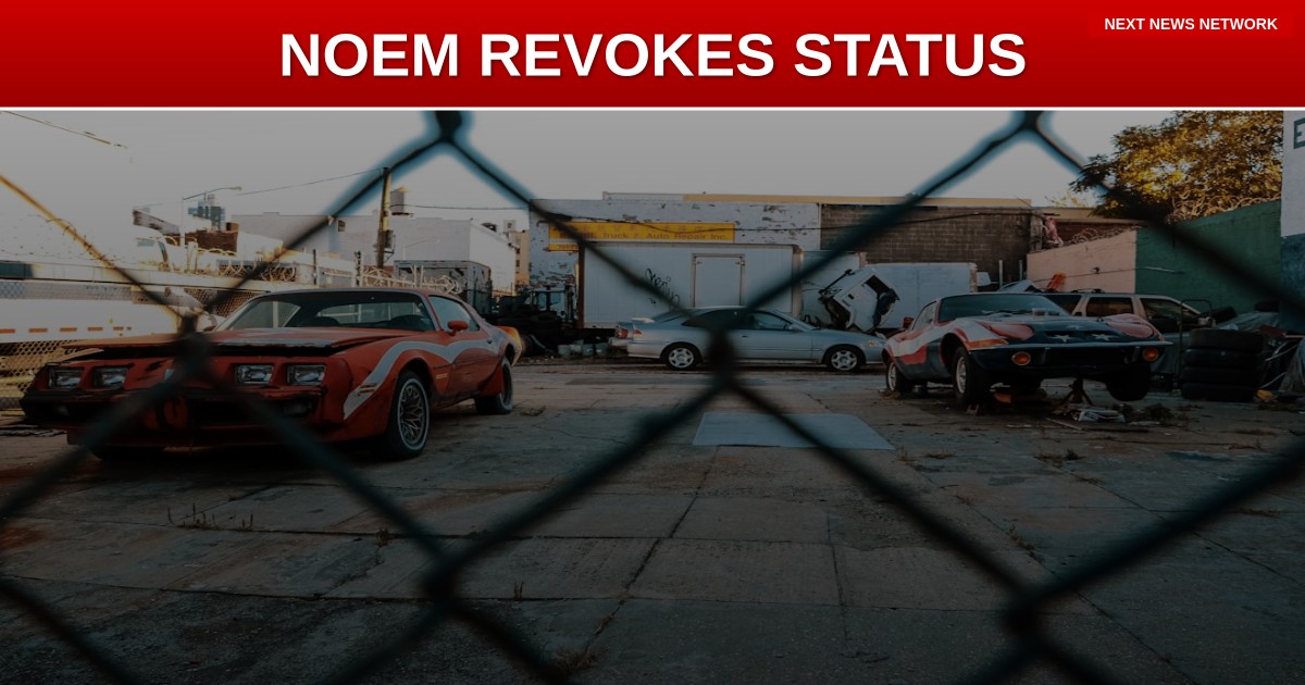 FINALLY: Noem's DHS REVOKES Protected Status for Yemeni Nationals - 'Temporary' Actually Means TEMPORARY