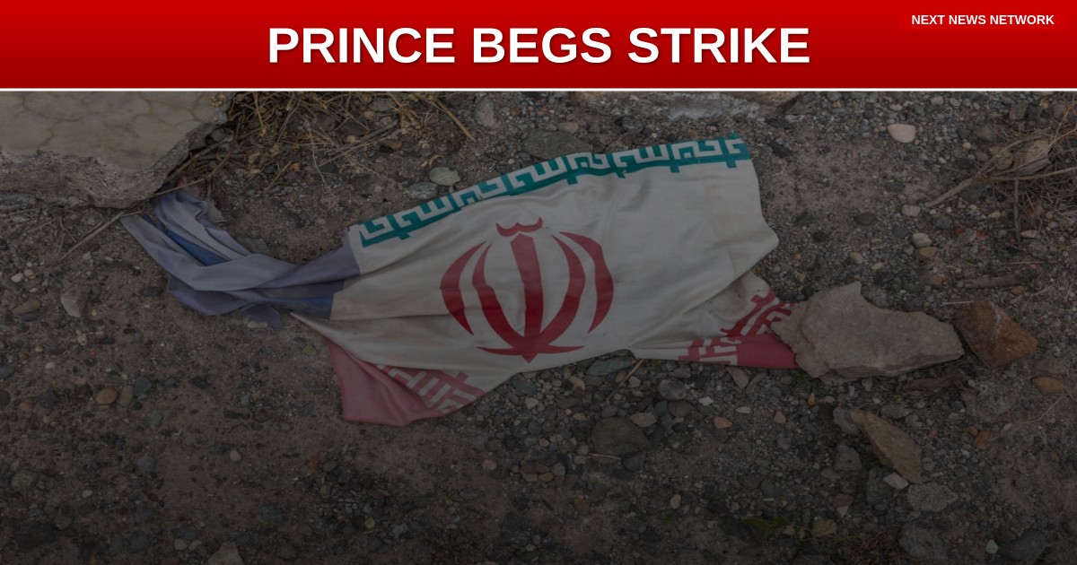 BREAKING: Iranian Crown Prince BEGS Trump for Military Strike - Says U.S. Intervention 'Could Save Lives'