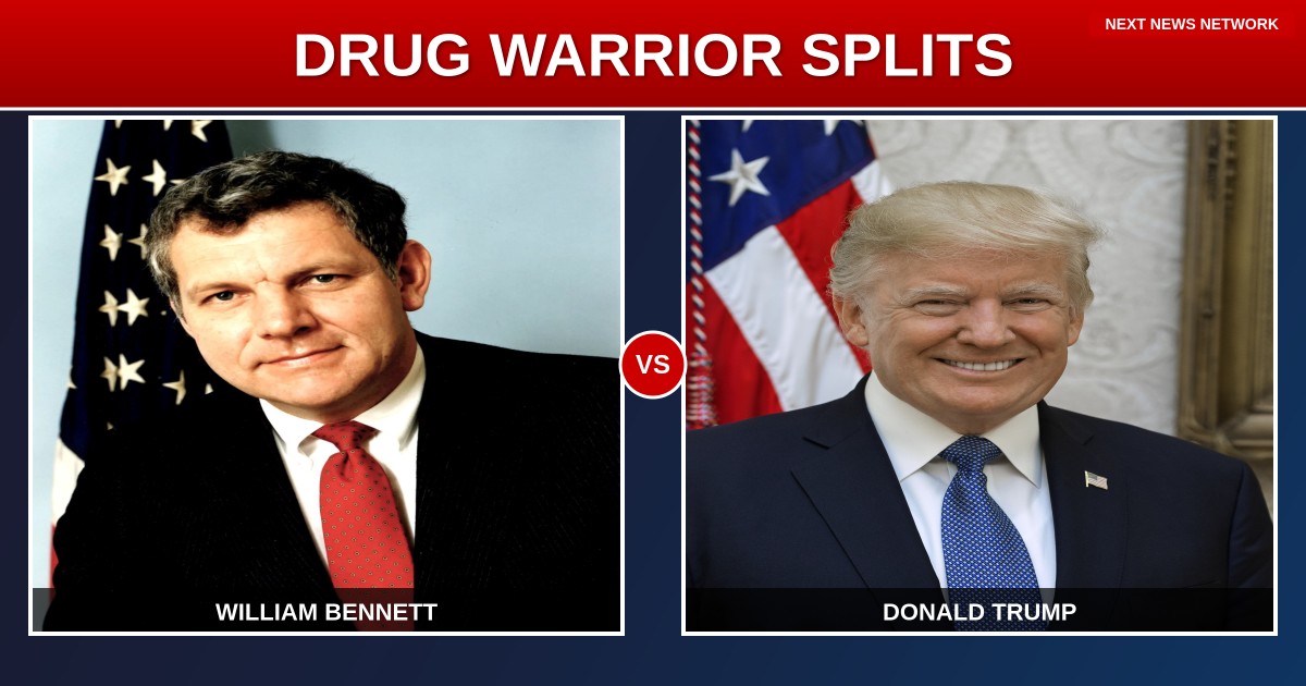 Reagan Era Drug Warrior Bill Bennett SPLITS With Trump Over Federal Marijuana Policy Changes