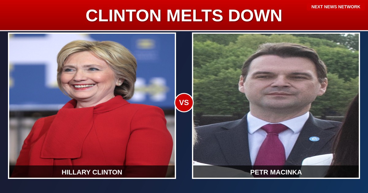 WATCH: Hillary Clinton MELTS DOWN When Czech Leader States BASIC BIOLOGY