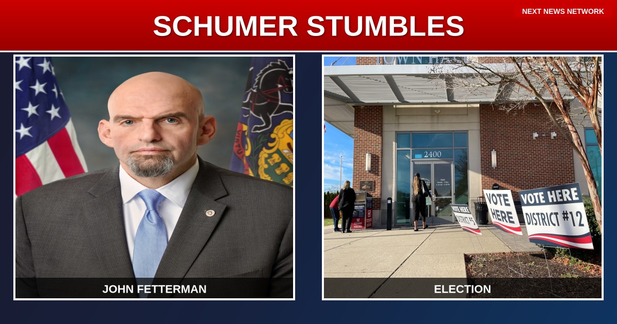WATCH: Schumer STUMBLES on Voter ID While Fetterman Becomes Only Democrat With Common Sense