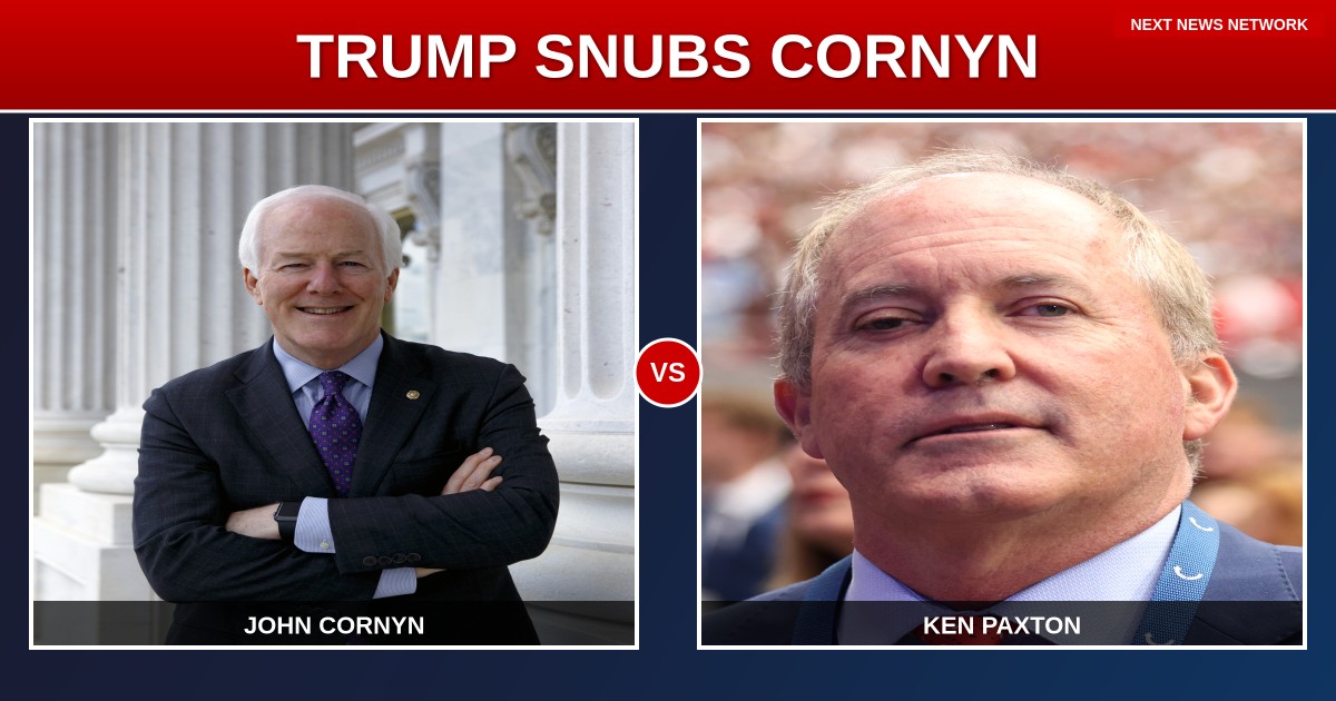 TRUMP HOLDS BACK: President Refuses to Endorse Establishment RINO Cornyn as Texas Senate Race HEATS UP