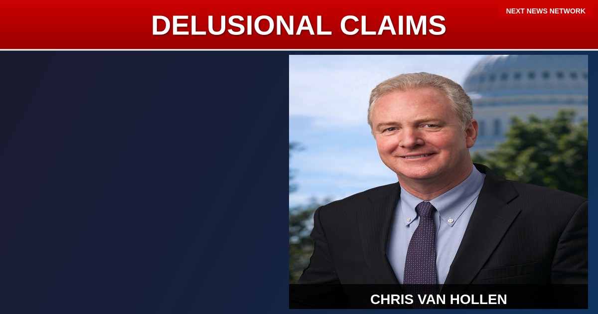 DELUSIONAL Democrat Van Hollen Claims Trump 'Suppressing Votes' While GOP Dominates