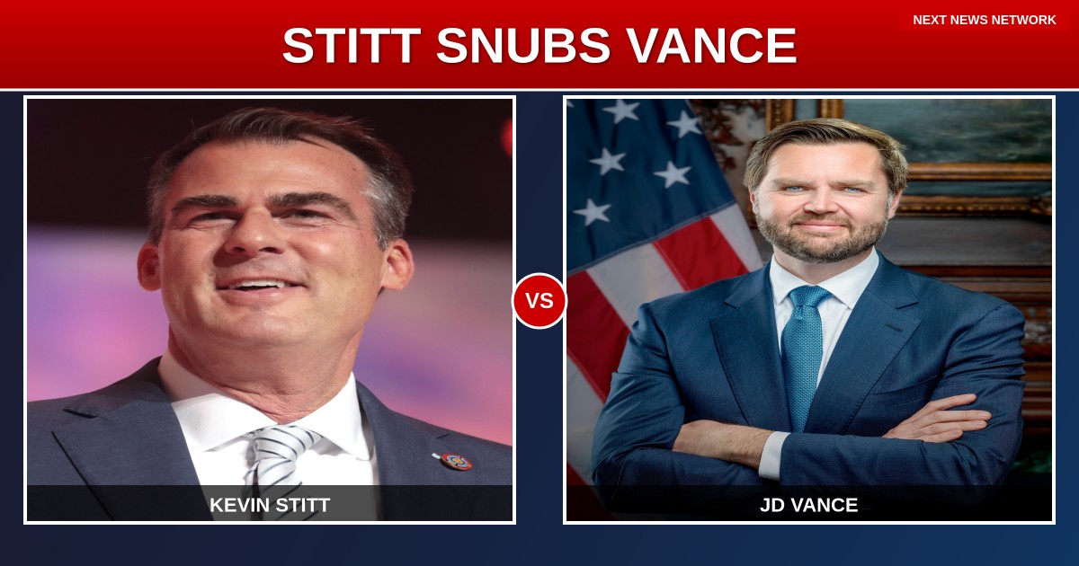 RINO ALERT: Oklahoma Governor Kevin Stitt SNUBS Trump's VP Pick, Pushes Own 2028 Agenda