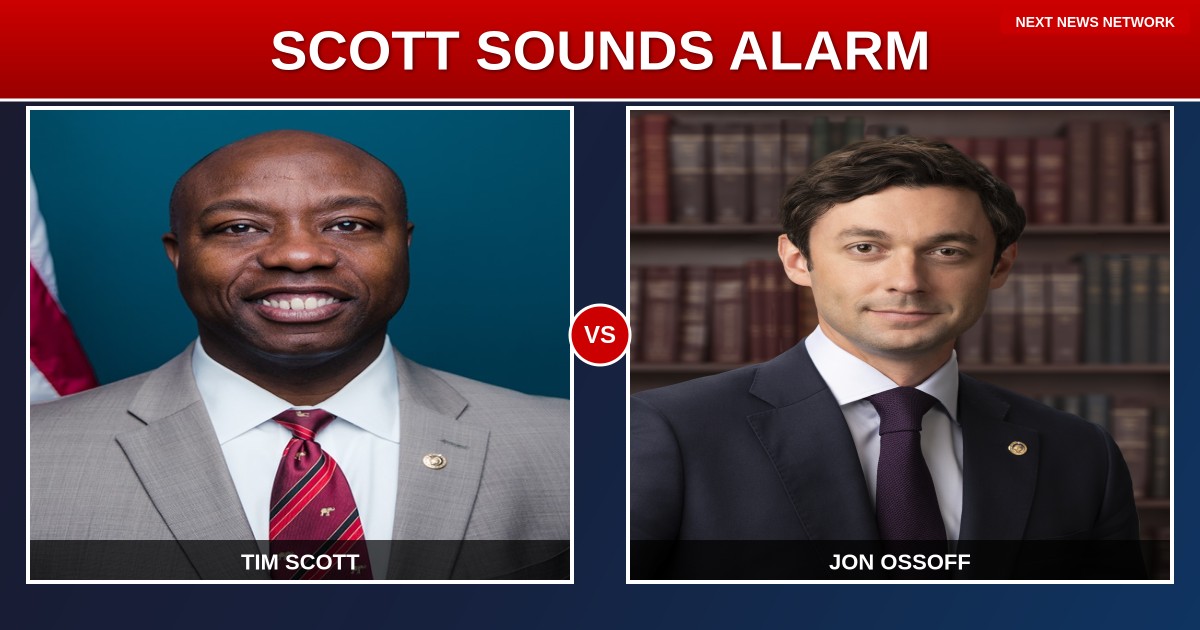 Tim Scott SOUNDS ALARM: Georgia GOP Must Unite to DEFEAT Liberal Jon Ossoff