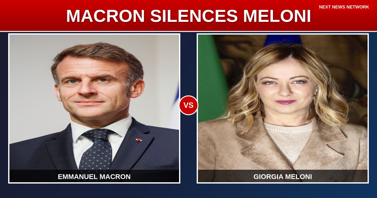 EXPOSED: Macron SILENCES Italian PM After She Calls Out Leftist Violence Against Conservative Student