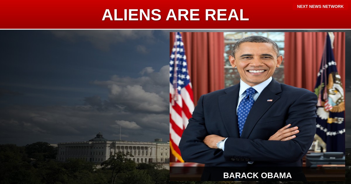 BREAKING: Trump Orders Pentagon to RELEASE All Alien Files After Obama's Shocking 'They're Real' Admission