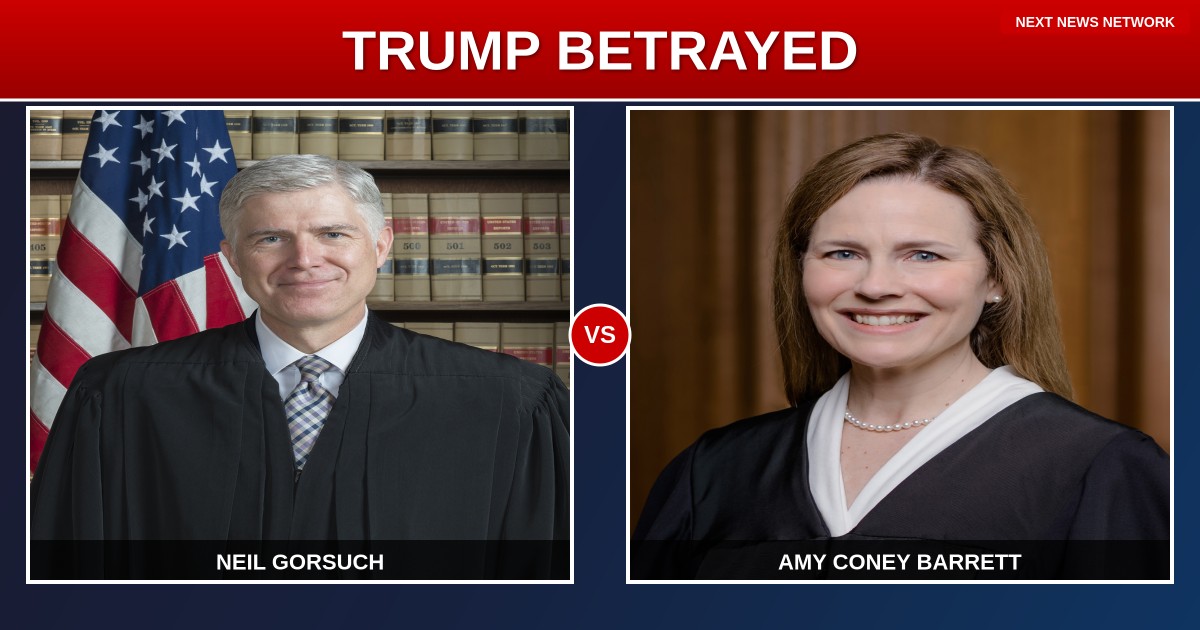 BETRAYED: Trump SLAMS Gorsuch and Barrett for 'EMBARRASSING' Tariff Ruling Against America First
