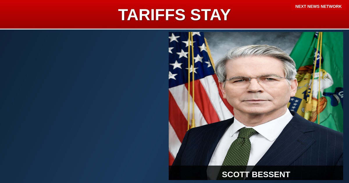 WINNING: Treasury Chief Bessent Vows 'No Decrease' in Tariff Revenue Despite Court Setback