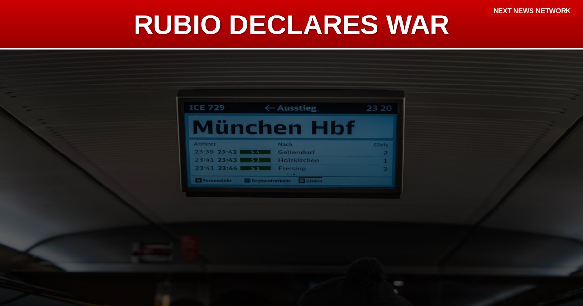 BREAKING: Rubio Declares WAR to Save Western Civilization — Trump Leading COMPLETE System Overhaul