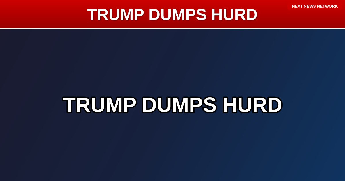 TRUMP PULLS ENDORSEMENT: GOP Congressman BETRAYS America First Agenda Over Tariffs