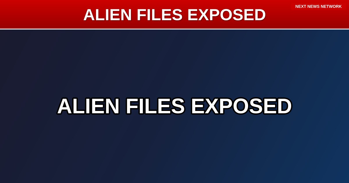 EXPLOSIVE: Trump Orders COMPLETE Alien File Declassification After Obama's Classified Slip-Up