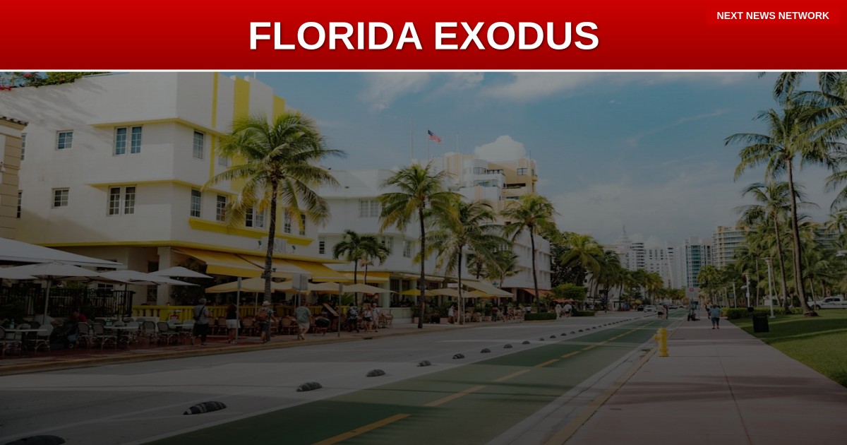 EXODUS ACCELERATES: $4 Million Per HOUR Floods Into Florida as Americans FLEE Blue State Hell