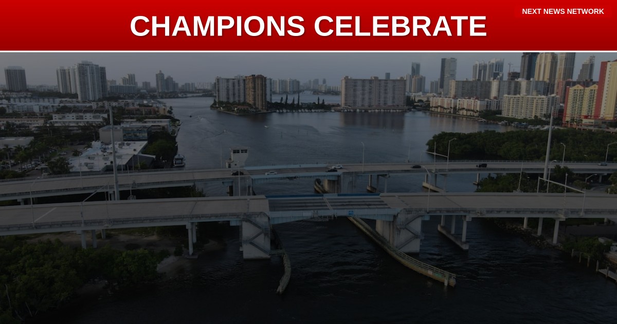 VICTORY LAP: Olympic Gold Heroes Paint Miami RED, WHITE & BLUE in Epic Celebration