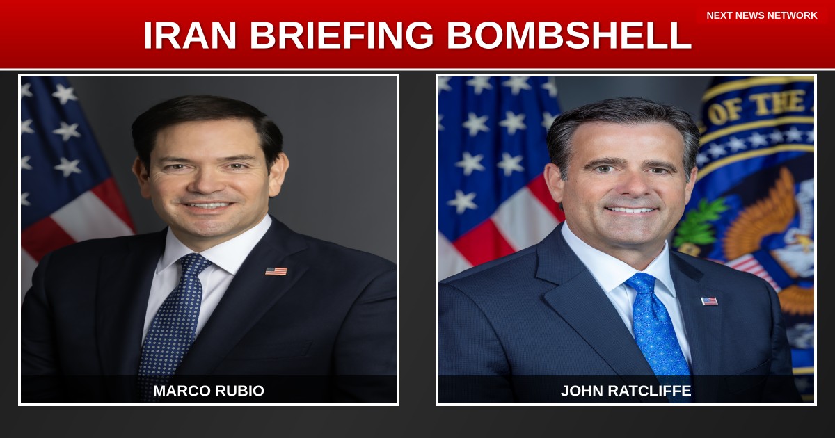 BREAKING: Rubio and Ratcliffe to Brief Gang of Eight on Iran THREAT Hours Before Trump's State of the Union