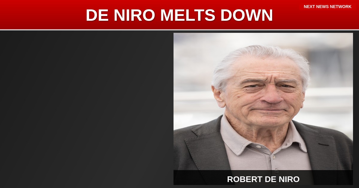UNHINGED: Robert De Niro BREAKS DOWN Crying Over Trump Victory, Vows to 'Resist' Forever