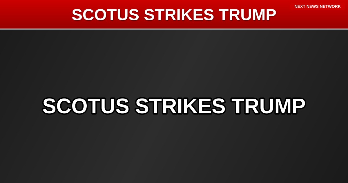 DEEP STATE SCOTUS Strikes Down Trump's Liberation Day Tariffs — Globalist Shipping Giants Rush for BILLIONS in Refunds