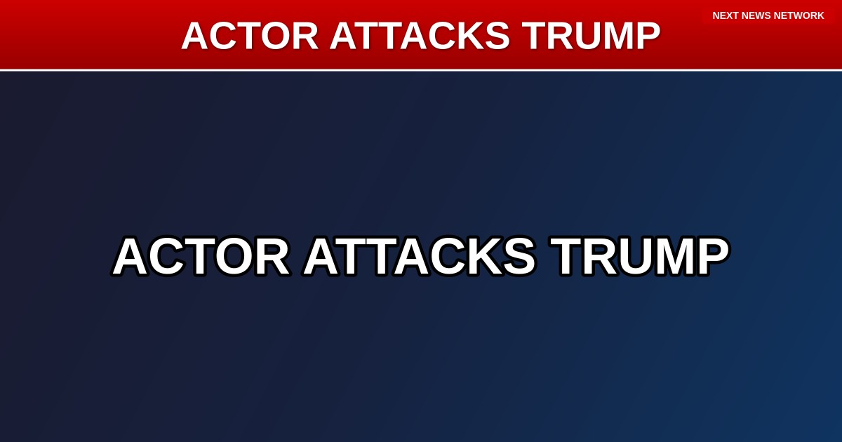UNHINGED: Robert De Niro Calls Trump 'Enemy of Country,' Urges Americans to 'GET RID' of Democratically Elected President