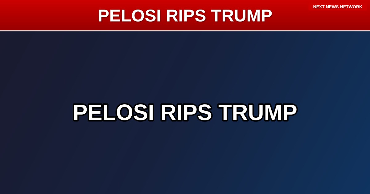VIRAL: Nancy Pelosi's Trump Speech RIP Still HAUNTS Democrats as Most Disgraceful SOTU Moment Ever